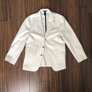 Banana Republic, Tailored-Fit Cotton Herringbone Sport Jacket, Size 40S
